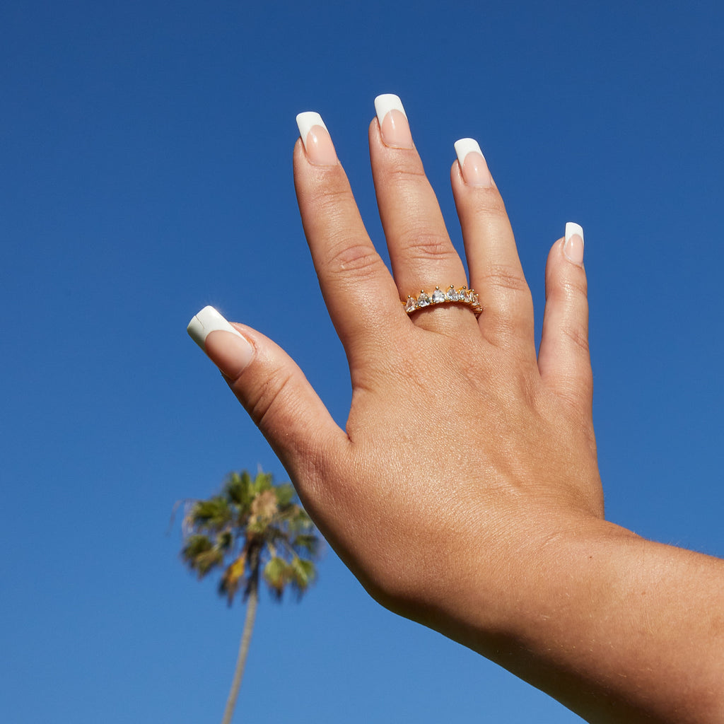 Hearts eternity ring