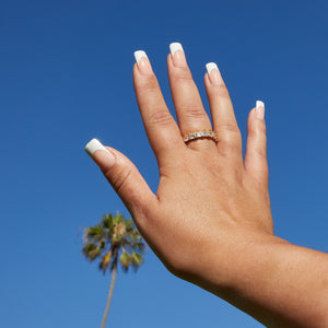 Hearts eternity ring