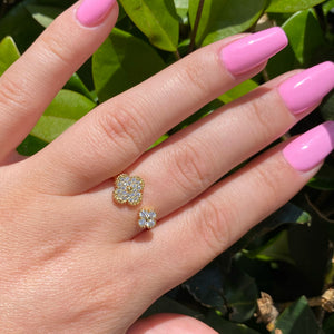 Dahlia adjustable ring