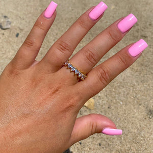 Hearts eternity ring
