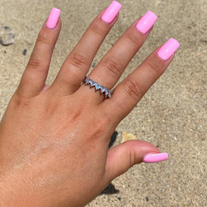 Hearts eternity ring